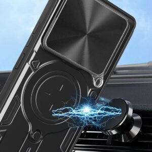 Forcell Xiaomi 14T 5G Camshield Magnetic Holder Θήκη Σκληρή - Blue