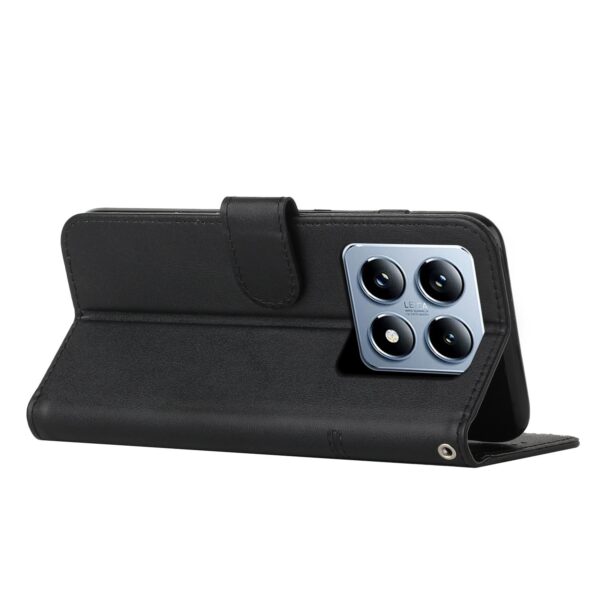 Tel1 Xiaomi 14T 5G Stitching Calf Texture Buckle Θήκη Βιβλίο - Black