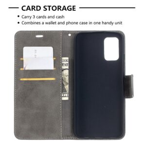 Tel1 Samsung Galaxy A02s / A03s Flip Case Θήκη Βιβλίο - Grey