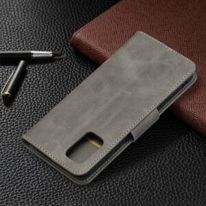 Tel1 Samsung Galaxy A02s / A03s Flip Case Θήκη Βιβλίο - Grey