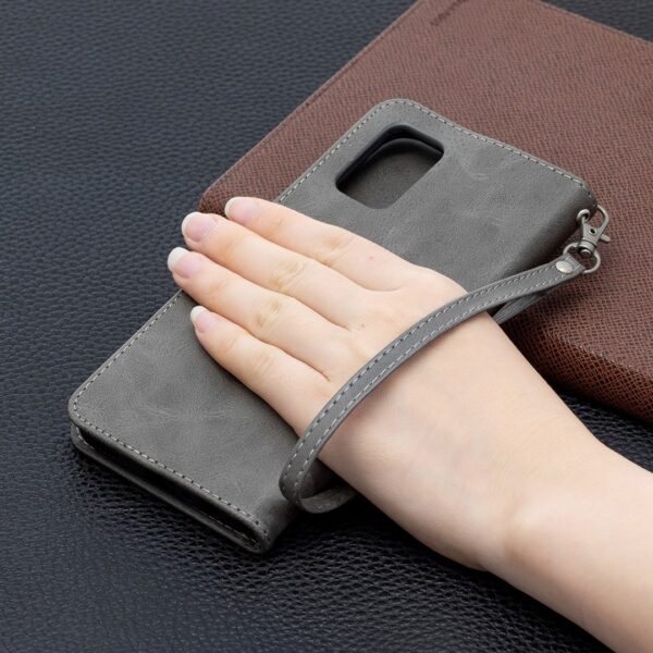 Tel1 Samsung Galaxy A02s / A03s Flip Case Θήκη Βιβλίο - Grey