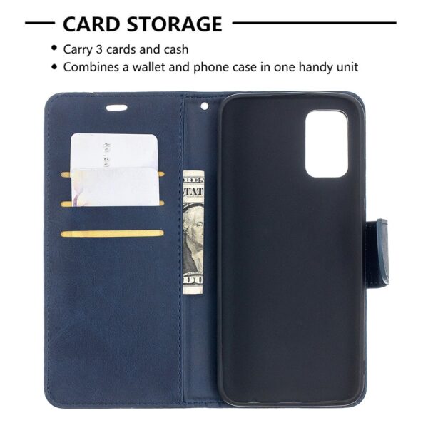 Tel1 Samsung Galaxy A02s / A03s Flip Case Θήκη Βιβλίο - Blue