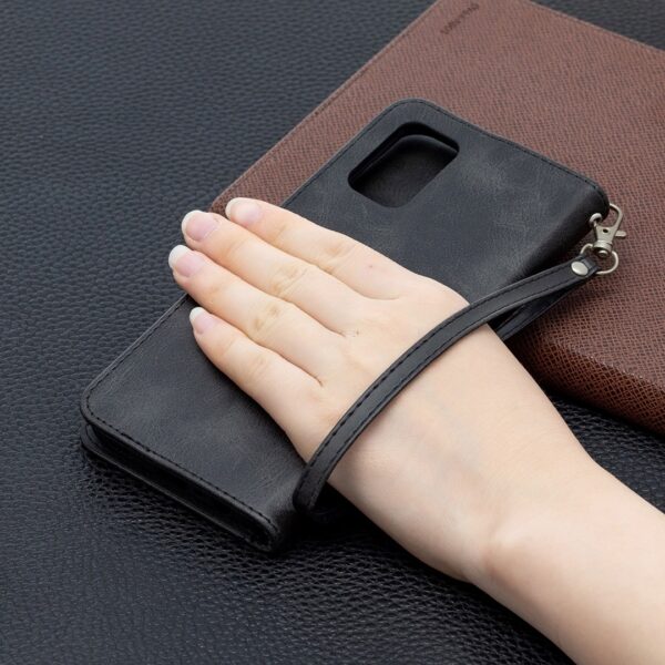 Tel1 Samsung Galaxy A02s / A03s Flip Case Θήκη Βιβλίο - Black