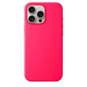 Forcell iPhone 16 Pro Soft Touch Θήκη Σιλικόνης - Fuchsia