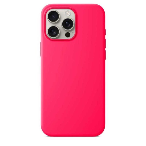 Forcell iPhone 16 Pro Soft Touch Θήκη Σιλικόνης - Fuchsia