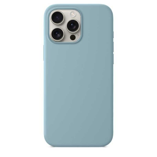 Forcell iPhone 16 Pro Soft Touch Θήκη Σιλικόνης - Light Blue