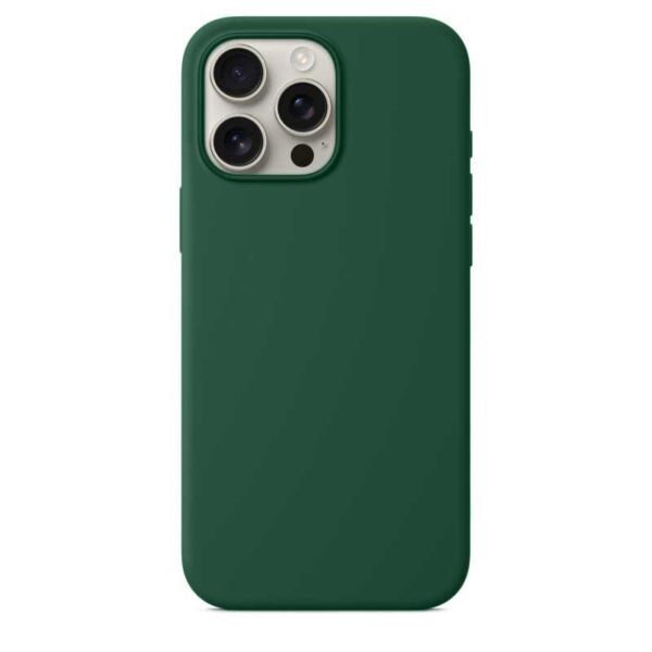 Forcell iPhone 16 Pro Soft Touch Θήκη Σιλικόνης - Green