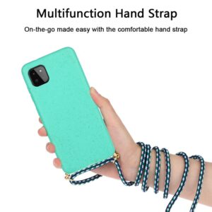 Forcell Samsung Galaxy A22 5G Wheat Straw Material Θήκη Σιλικόνης - Green