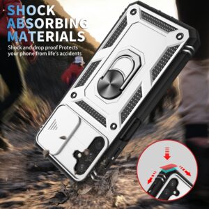 Forcell Samsung Galaxy A13 5G / 04s Sliding Camera Holder Θήκη Σκληρή - White