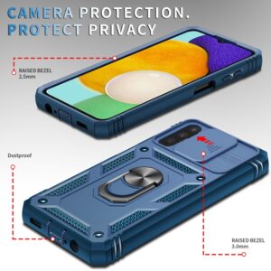 Forcell Samsung Galaxy A13 5G Sliding Camera Holder Θήκη Σκληρή - Blue