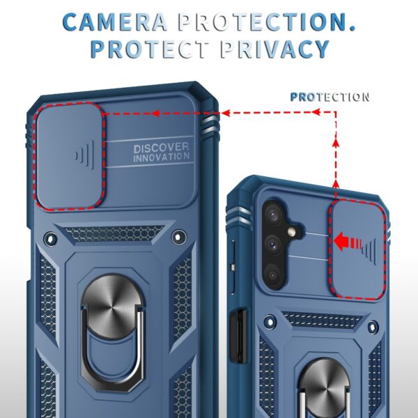 Forcell Samsung Galaxy A13 5G Sliding Camera Holder Θήκη Σκληρή - Blue