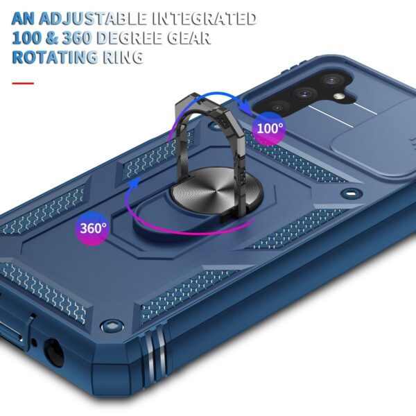 Forcell Samsung Galaxy A13 5G Sliding Camera Holder Θήκη Σκληρή - Blue