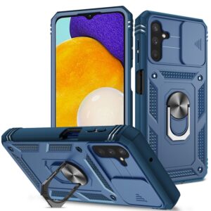 Forcell Samsung Galaxy A13 5G Sliding Camera Holder Θήκη Σκληρή - Blue