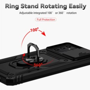 Forcell Samsung Galaxy A13 5G Sliding Camera Holder Θήκη Σκληρή - Black