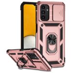 Forcell Samsung Galaxy A13 5G / 04s Sliding Camera Holder Θήκη Σκληρή - Rose Gold
