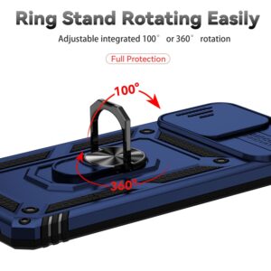 Forcell Samsung Galaxy A22 4G/ M32 4G Sliding Camshield Holder Θήκη Σκληρή - Blue