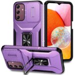 Forcell Samsung Galaxy A15 5G / A15 4G Sliding Camshield Holder Θήκη Σκληρή - Purple