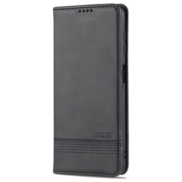 AZNS Samsung Galaxy A22 4G / M32 4G Magnetic Horizontal Flip Θήκη Βιβλίο - Black
