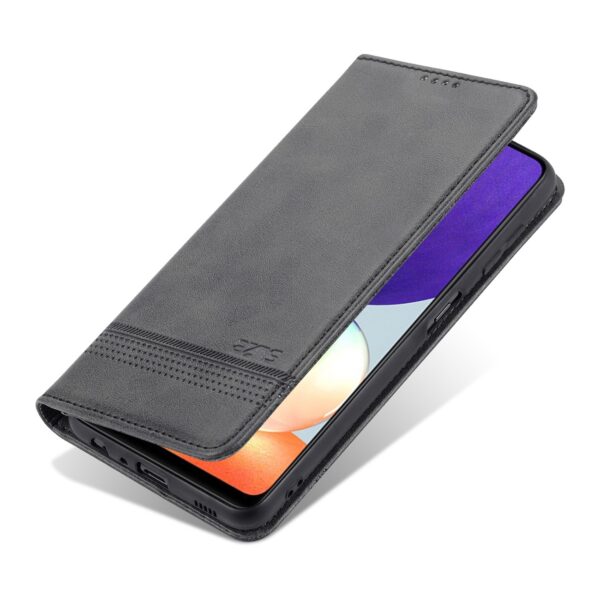 AZNS Samsung Galaxy A22 4G / M32 4G Magnetic Horizontal Flip Θήκη Βιβλίο - Black