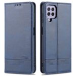 AZNS Samsung Galaxy A22 4G / M32 4G Magnetic Horizontal Flip Θήκη Βιβλίο - Blue