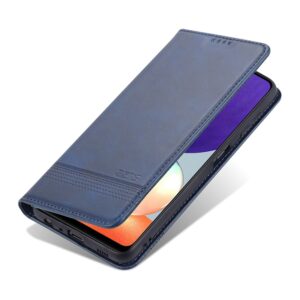 AZNS Samsung Galaxy A22 4G / M32 4G Magnetic Horizontal Flip Θήκη Βιβλίο - Blue