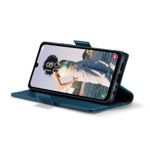 CaseMe Samsung Galaxy A15 4G / A15 5G Butterfly Buckle RFID Litchi Θήκη Βιβλίο - Blue