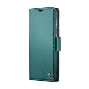 CaseMe Samsung Galaxy A15 4G / A15 5G Butterfly Buckle RFID Litchi Θήκη Βιβλίο - Green