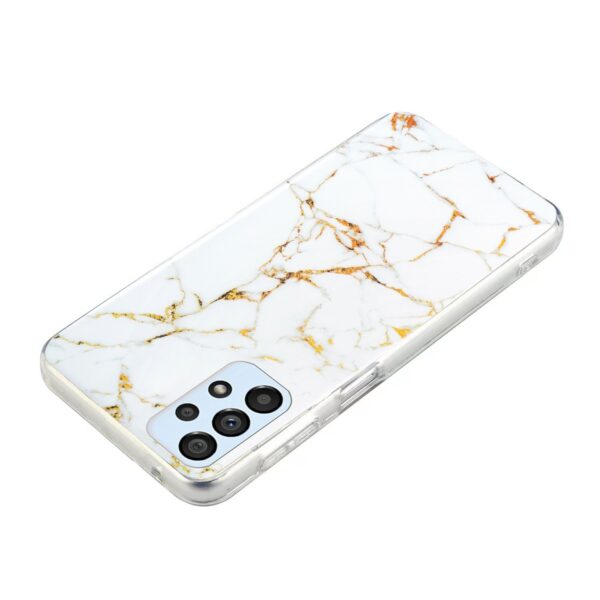 Forcell Samsung Galaxy A33 5G Marble Pattern Θήκη Σιλικόνης - White