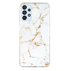 Forcell Samsung Galaxy A33 5G Marble Pattern Θήκη Σιλικόνης - White