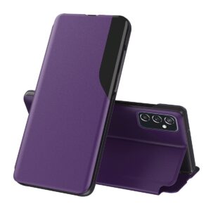 Tel1 Samsung Galaxy A33 5G Attraction Flip Holder Θήκη Βιβλίο - Purple