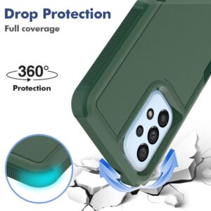 Forcell Samsung Galaxy A33 5G 2 in 1 Θήκη Σκληρή - Dark Green