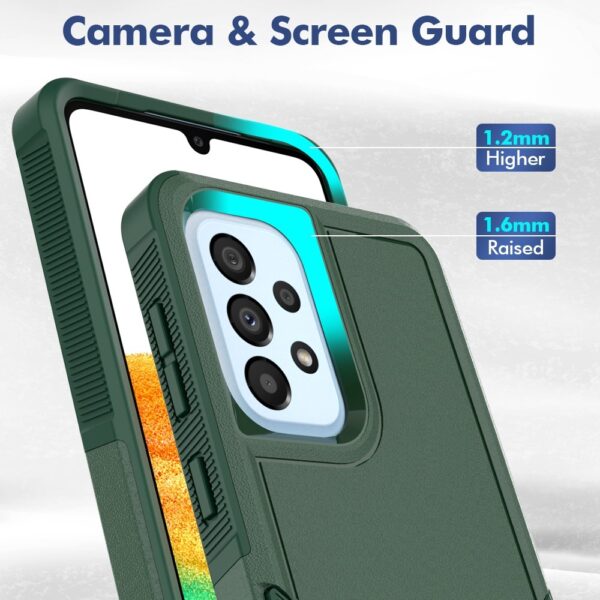 Forcell Samsung Galaxy A33 5G 2 in 1 Θήκη Σκληρή - Dark Green