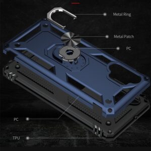 Forcell Samsung Galaxy A32 4G Shockproof Holder Θήκη Σκληρή - Blue