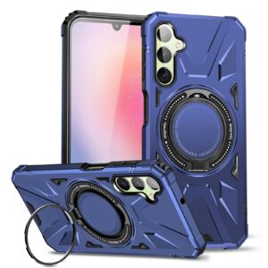 Forcell Samsung Galaxy A25 5G MagSafe Shockproof Holder Θήκη Σκληρή - Navy Blue