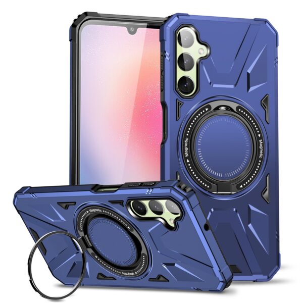 Forcell Samsung Galaxy A25 5G MagSafe Shockproof Holder Θήκη Σκληρή - Navy Blue Forcell Samsung Galaxy A25 5G MagSafe Shockproof Holder Θήκη Σκληρή - Navy Blue