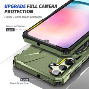 Forcell Samsung Galaxy A25 5G MagSafe Shockproof Holder Θήκη Σκληρή - Dark Green