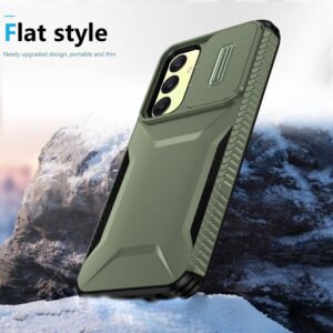 Forcell Samsung Galaxy A25 5G Sliding Camshield Θήκη Σκληρή - Alpine Green