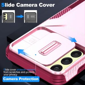 Forcell Samsung Galaxy A25 5G Sliding Camshield Θήκη Σκληρή - Pink