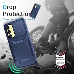 Forcell Samsung Galaxy A25 5G Sliding Camshield Θήκη Σκληρή - Blue