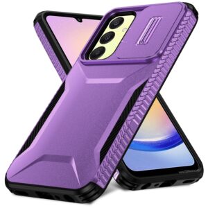 Forcell Samsung Galaxy A25 5G Sliding Camshield Θήκη Σκληρή - Purple
