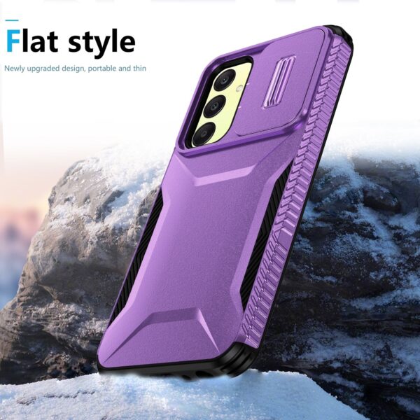 Forcell Samsung Galaxy A25 5G Sliding Camshield Θήκη Σκληρή - Purple