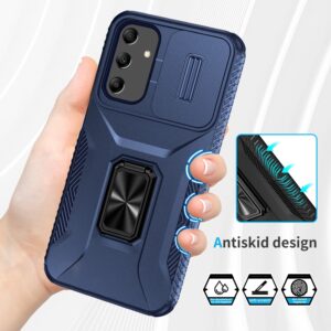 Forcell Samsung Galaxy A25 5G Sliding Camshield Holder Θήκη Σκληρή - blue