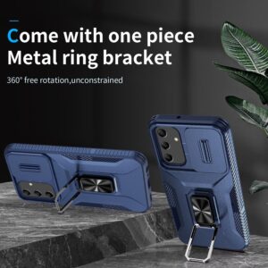 Forcell Samsung Galaxy A25 5G Sliding Camshield Holder Θήκη Σκληρή - blue