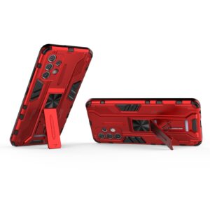 Forcell Samsung Galaxy A32 4G Supersonic Shockproof with Holder Θήκη Σκληρή - Red