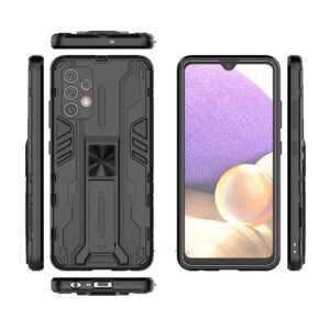 Forcell Samsung Galaxy A32 4G Supersonic Shockproof with Holder Θήκη Σκληρή - Black