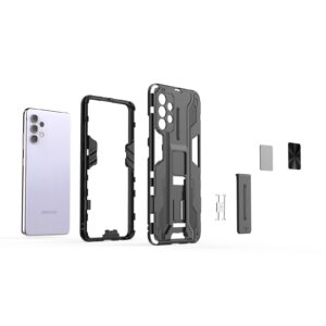 Forcell Samsung Galaxy A32 4G Supersonic Shockproof with Holder Θήκη Σκληρή - Black