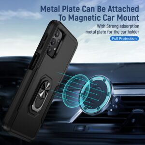 Forcell Samsung Galaxy A32 4G Pioneer Armor Holder Θήκη Σκληρή - Black