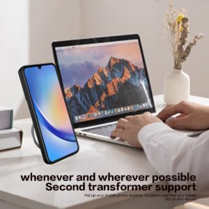 Forcell Samsung Galaxy A35 5G Sliding Camshield Magnetic Holder Θήκη Σκληρή - Blue