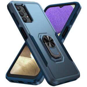 Forcell Samsung Galaxy A32 5G Pioneer Armor Holder Θήκη Σκληρή - Blue