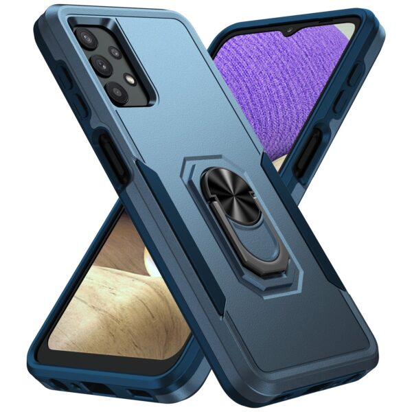 Forcell Samsung Galaxy A32 5G Pioneer Armor Holder Θήκη Σκληρή - Blue Forcell Samsung Galaxy A32 5G Pioneer Armor Holder Θήκη Σκληρή - Blue